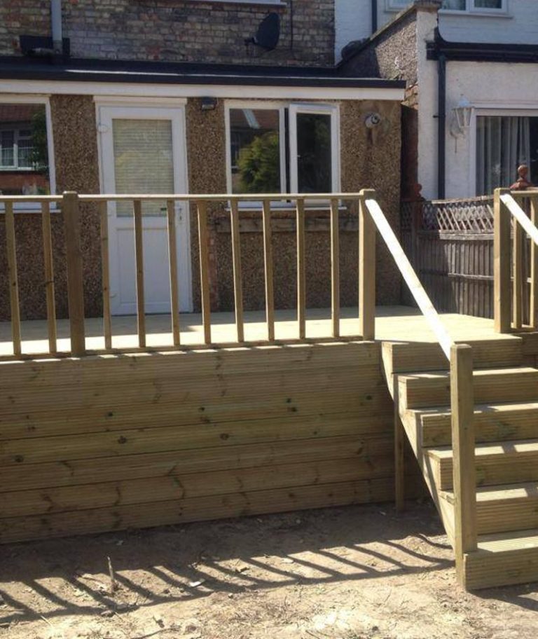 Decking landscapers Enfield Landscapers North London GBL Landscapes